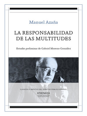 cover image of La responsabilidad de las multitudes